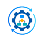 Business process automation design with flowchart